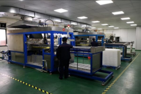 Advanced thermoforming production line