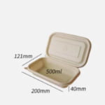 Multi planar starch based Food Containers Customizable