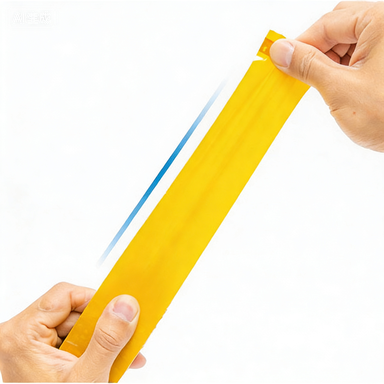 Transparent sealing and packing tape