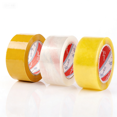 Transparent sealing and packing tape