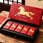 Packaging box manufacturer offer holiday gift boxes and festive red gift box customizable