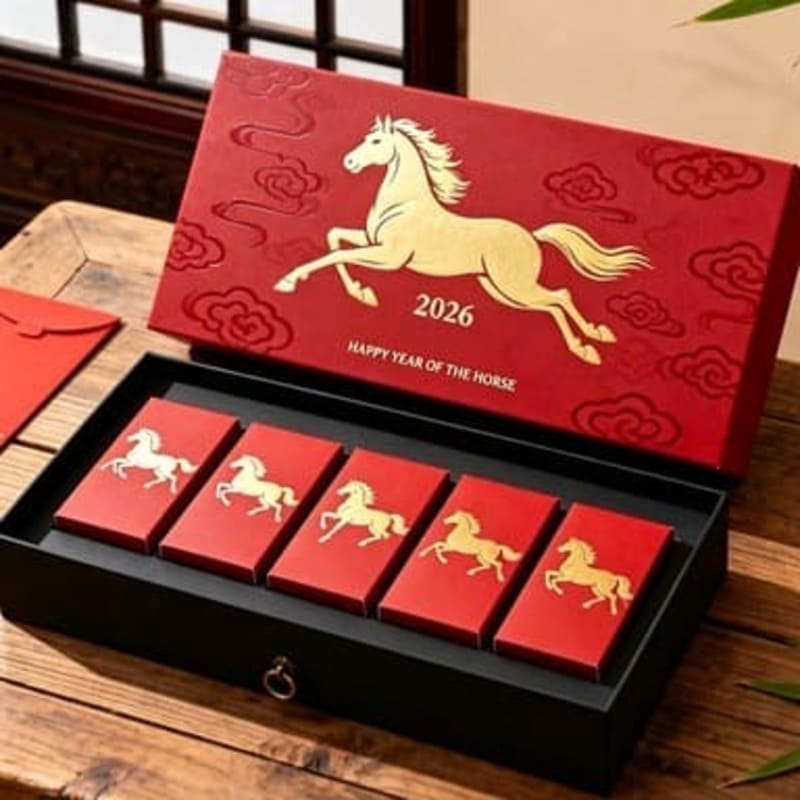 Packaging box manufacturer offer holiday gift boxes and festive red gift box customizable