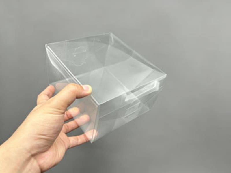 Custom PVC folding toy packaging boxes, PET cosmetic transparent plastic manufacturers