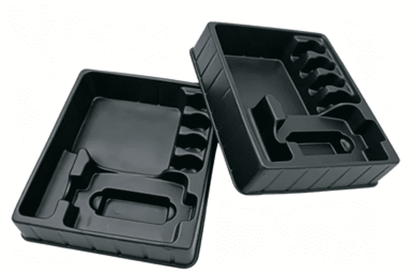 Blister trays for hardware tools